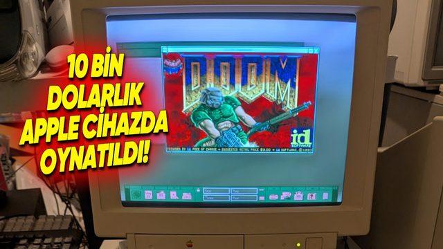 Hamilelik Testinden PDF Dosyasına Kadar Her Yerde Çalıştırılan DOOM, Şimdi de Apple’ın Neredeyse 30 Yıllık Bilgisayarında Oynatıldı