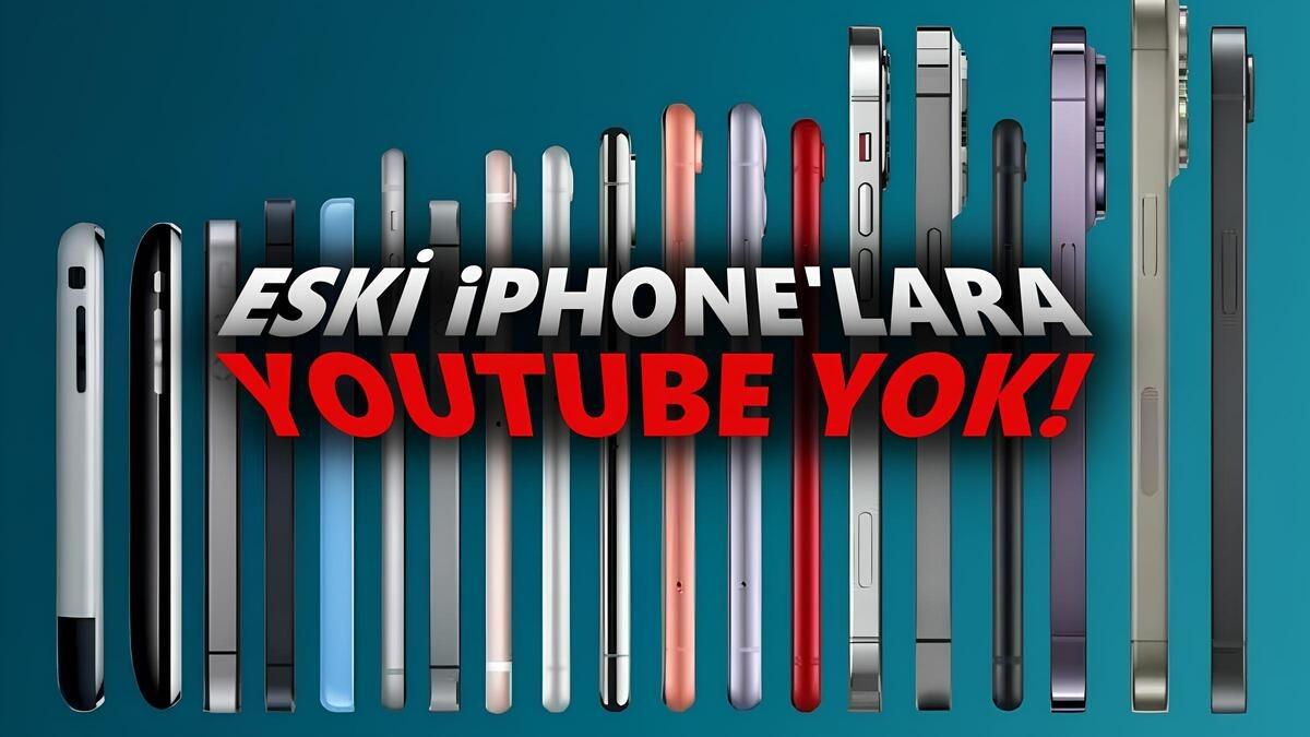 Eski iPhone’larda YouTube Çalışmayacak: İşte Desteği Biten Modeller