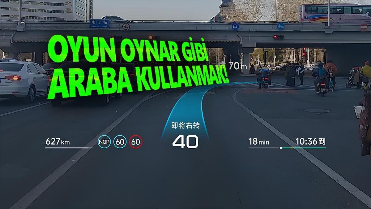 Huawei, Video Oyunda Otomobil Sürüyormuş Gibi Hissedeceğiniz Yeni Nesil Head-Up Display Teknolojisini Tanıttı