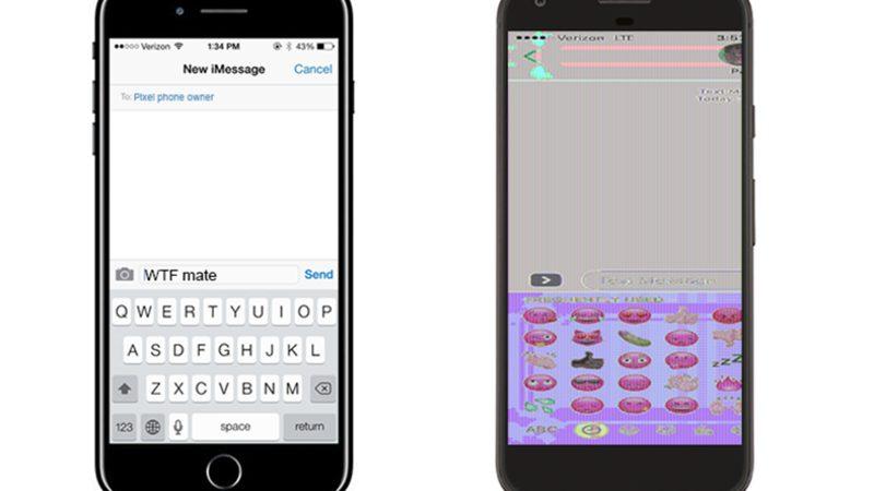 iPhone 7 Plus Ekran Görüntüleri Google Pixelde Bozuk Çıkıyor