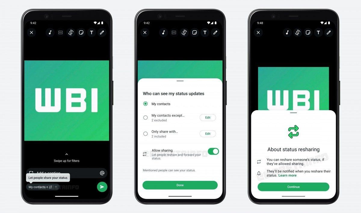WhatsApp Durum Güncellemeleri Artık Başkaları Tarafından Paylaşılabilecek: Numarası Kayıtlı Olmayan Kişilerle Bile!