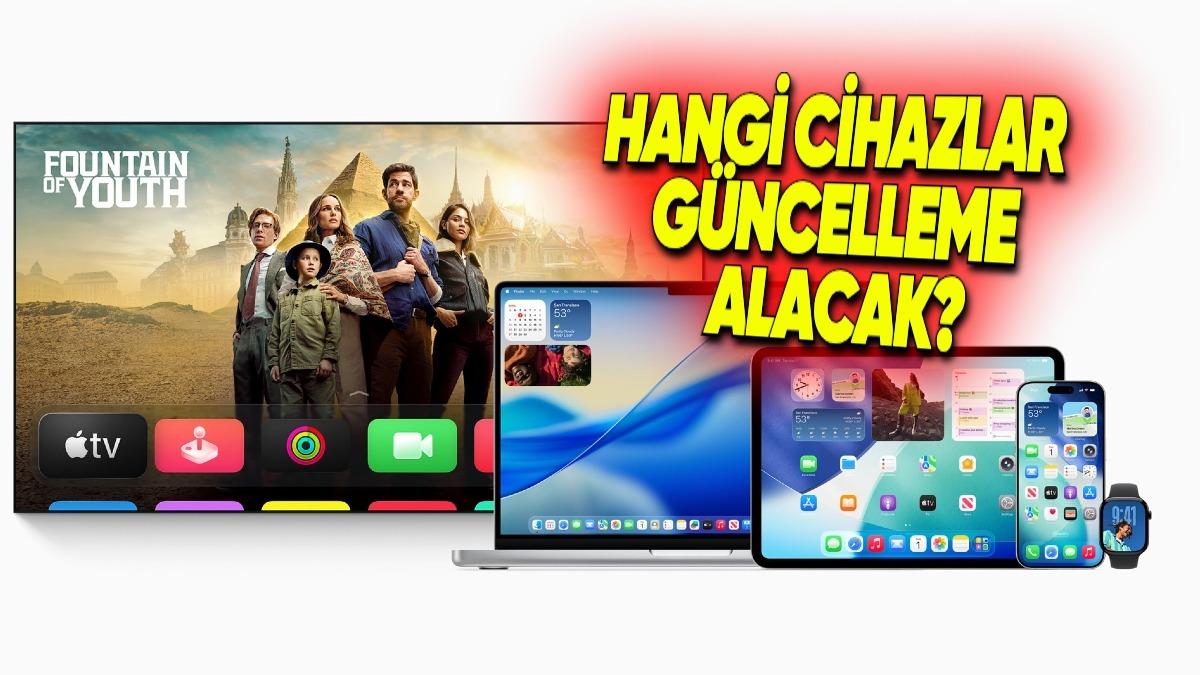 macOS 26, iPadOS 26 ve watchOS 26 Güncellemeleri Alacak Tüm Mac, iPad ve Apple Watch Modelleri