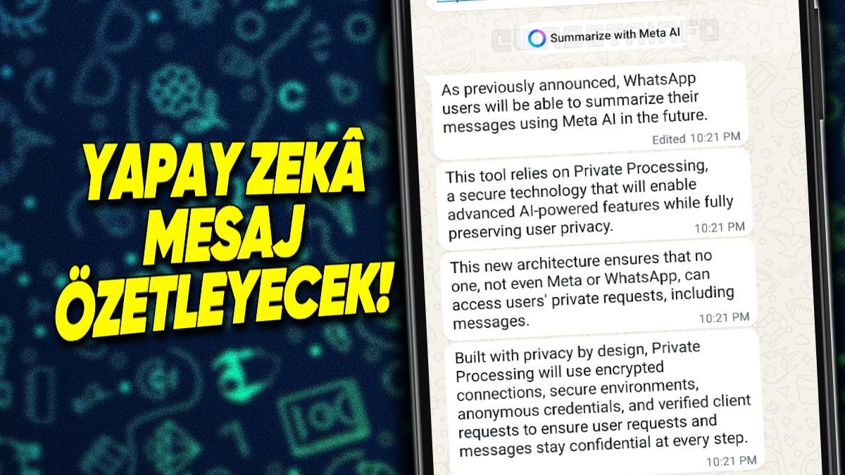 WhatsApp’a, Destan Gibi Mesajları Okumaya Üşenenleri Sevinçten Havaya Uçuracak Bir Özellik Geliyor