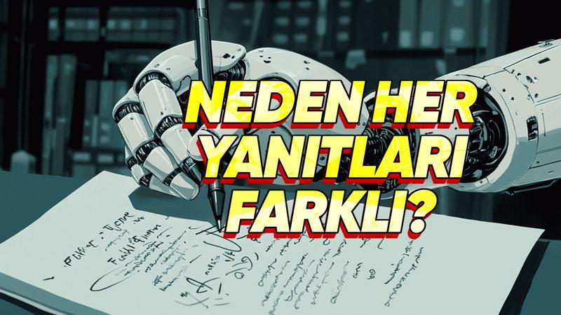 Yapay Zekâ Neden Aynı Soruyu Her Zaman Aynı Şekilde Yanıtlamaz? (Gelin Hep Birlikte Yapay Zekâların Doğasına İnelim)
