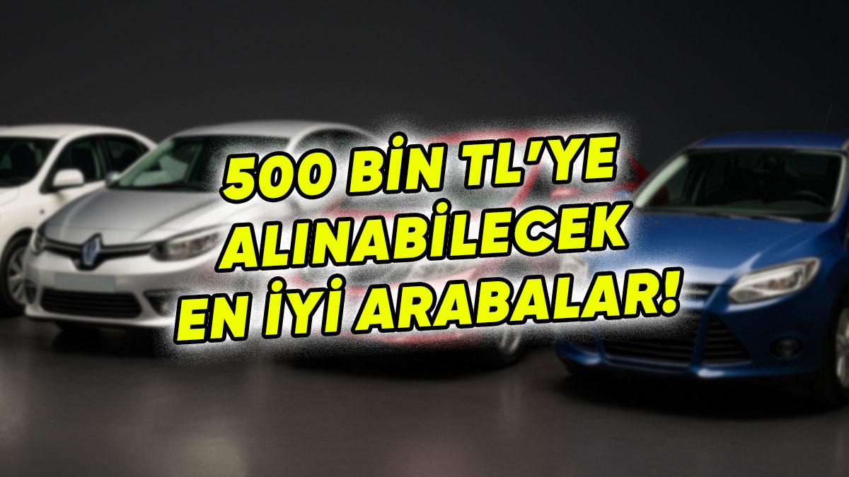 Yapay Zekâya Sorduk: Bugünün Koşullarında 500 Bin TL’ye Satın Alınabilecek En İyi Otomobiller Hangileri?