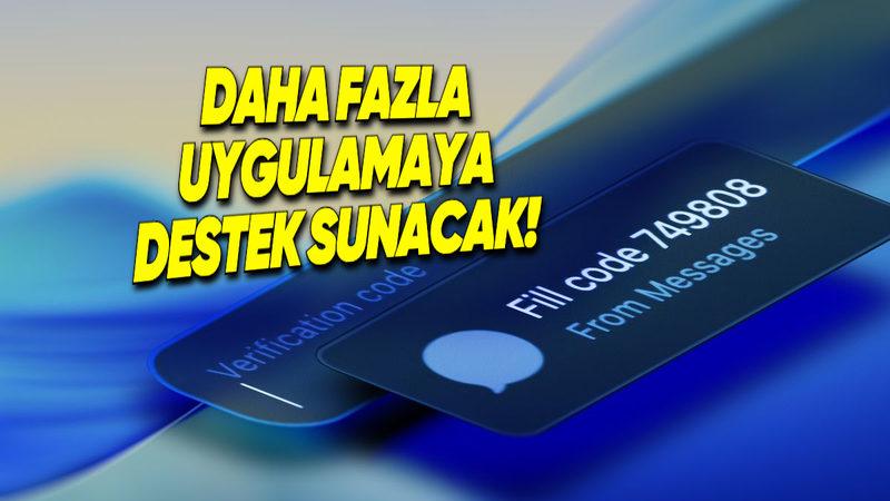iPhone’lar Artık Gmail, WhatsApp Gibi Uygulamalardan Gelen Doğrulama Kodlarını da Okuyabilecek
