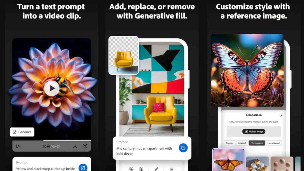 Adobe’un Harikalar Yaratan Yapay Zekâ Aracı Firefly’ın Mobil Uygulaması Çıktı