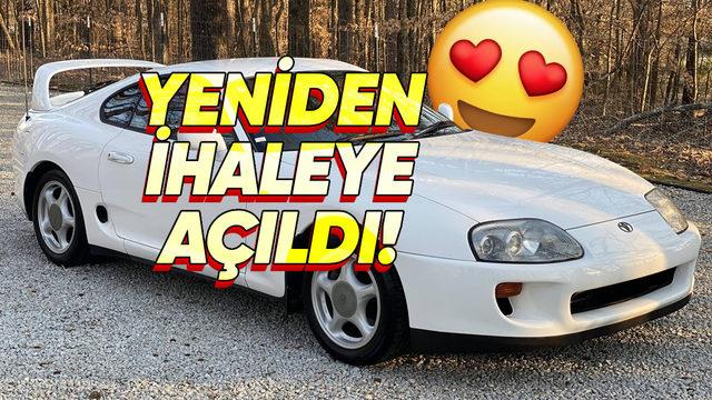 1993 Model Toyota Supra Yeniden İhaleye Açıldı (Fiyat Hâlâ Aynı)