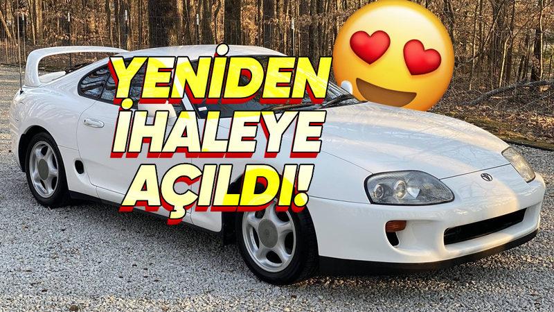 1993 Model Toyota Supra Yeniden İhaleye Açıldı (Fiyat Hâlâ Aynı)
