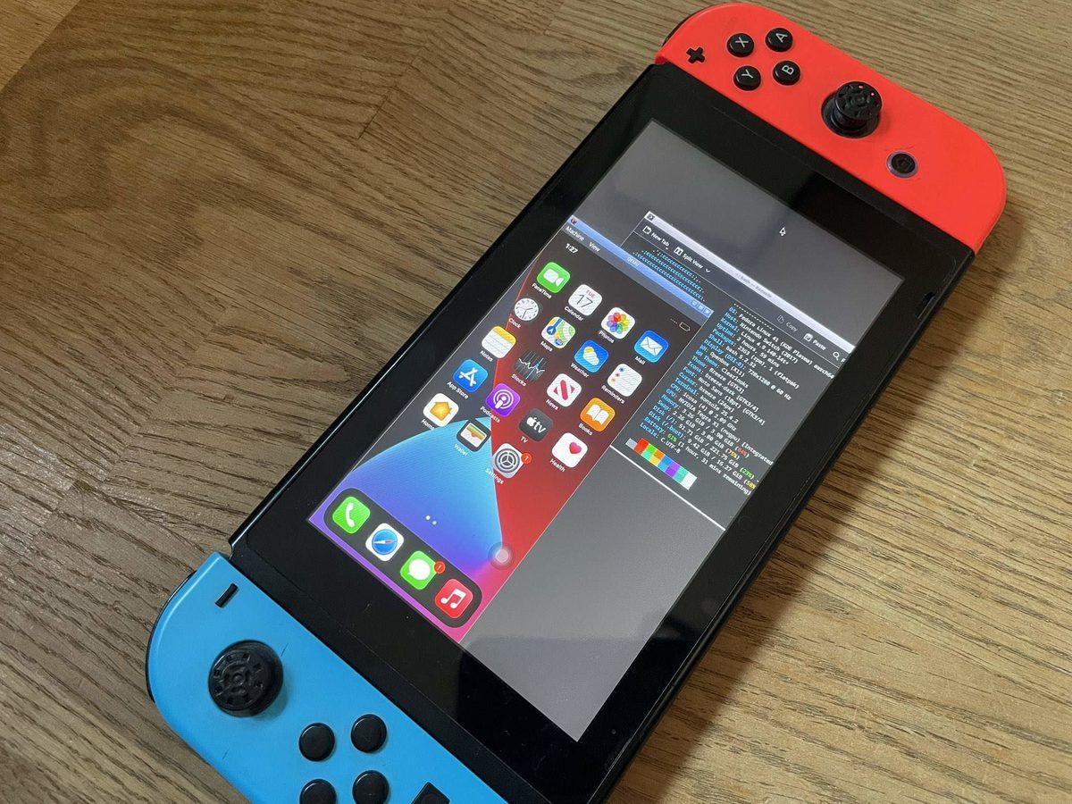 Nintendo Switch’te iPhone’ların İşletim Sistemi iOS Çalıştırıldı
