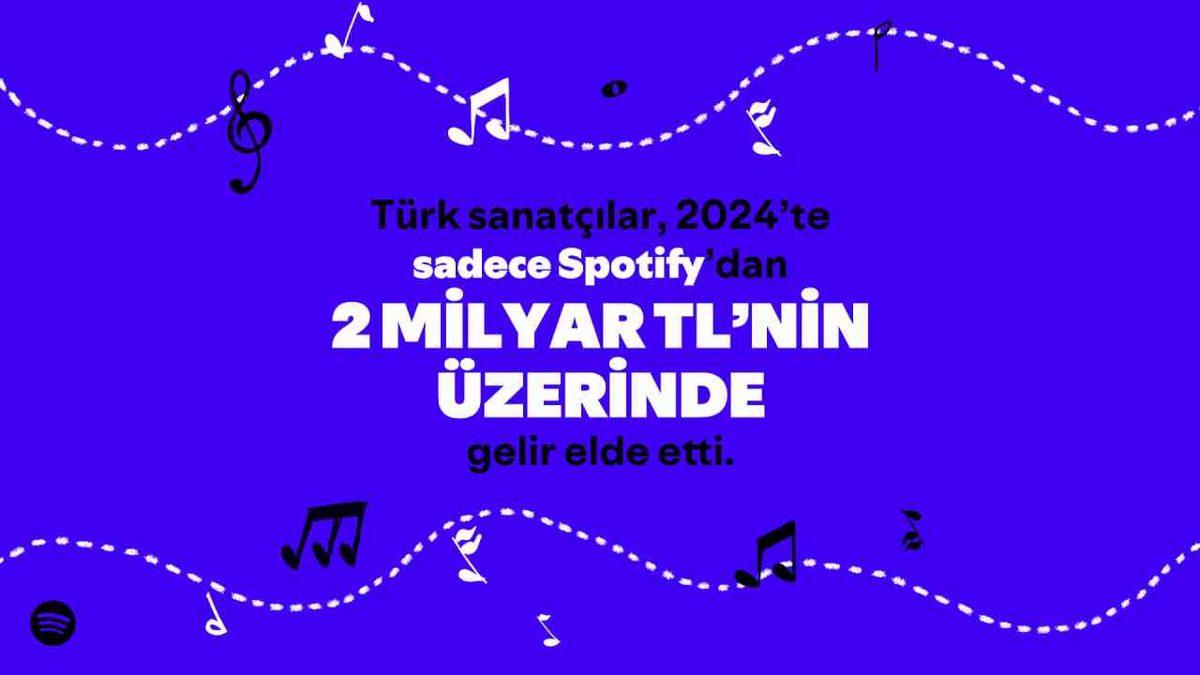 Spotify, Türk Sanatçıların Spotify’dan Ne Kadar Telif Geliri Elde Ettiğini Açıkladı