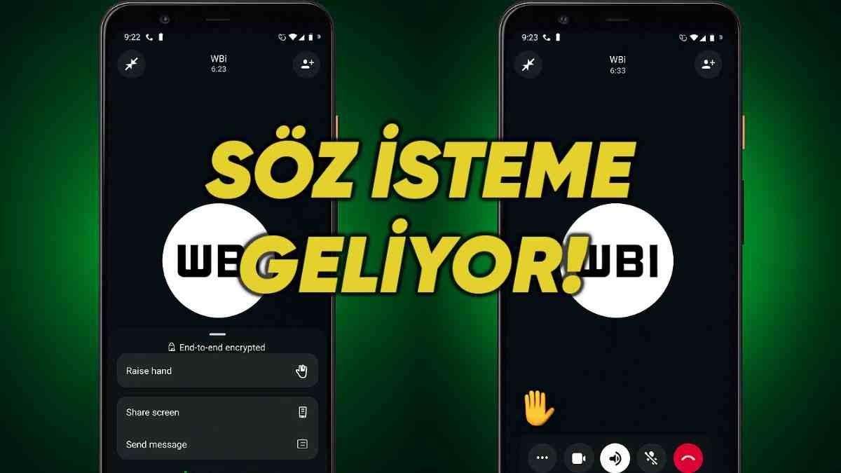 WhatsApp’a Medeniyet Geliyor: Grup Görüşmelerde "Söz İsteme" Özelliği Olacak