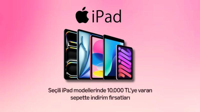 Amazon’da Seçili iPad Modellerinde Sepette 10.000 TL’ye Varan İndirim Fırsatları!