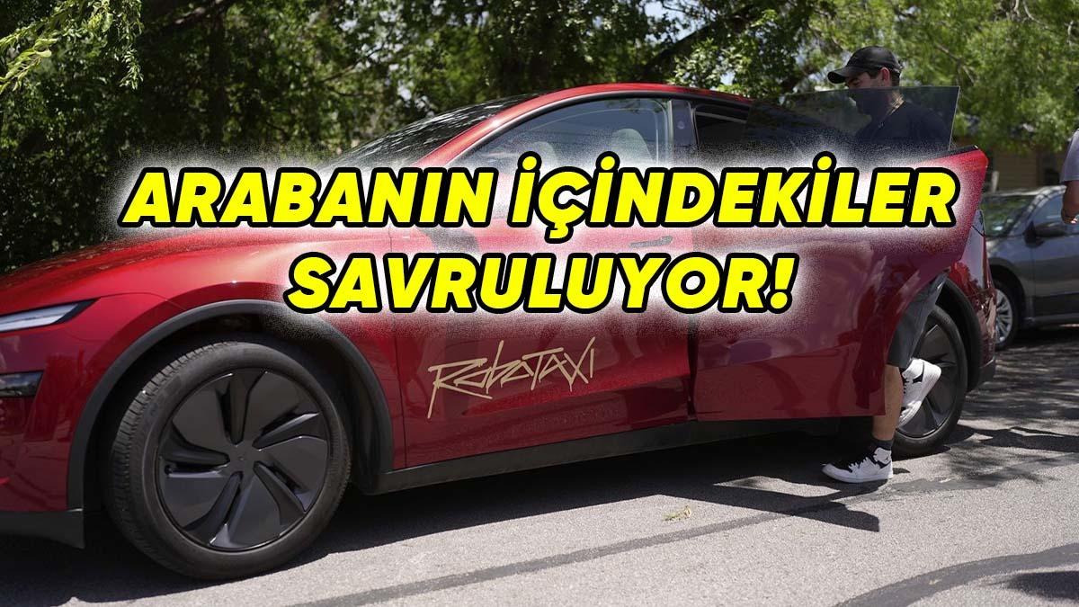 Tesla Robotaksilerde Ani Fren Sorunu Ortaya Çıktı: Arabanın İçindekileri Tepetaklak Ediyor! [Video]