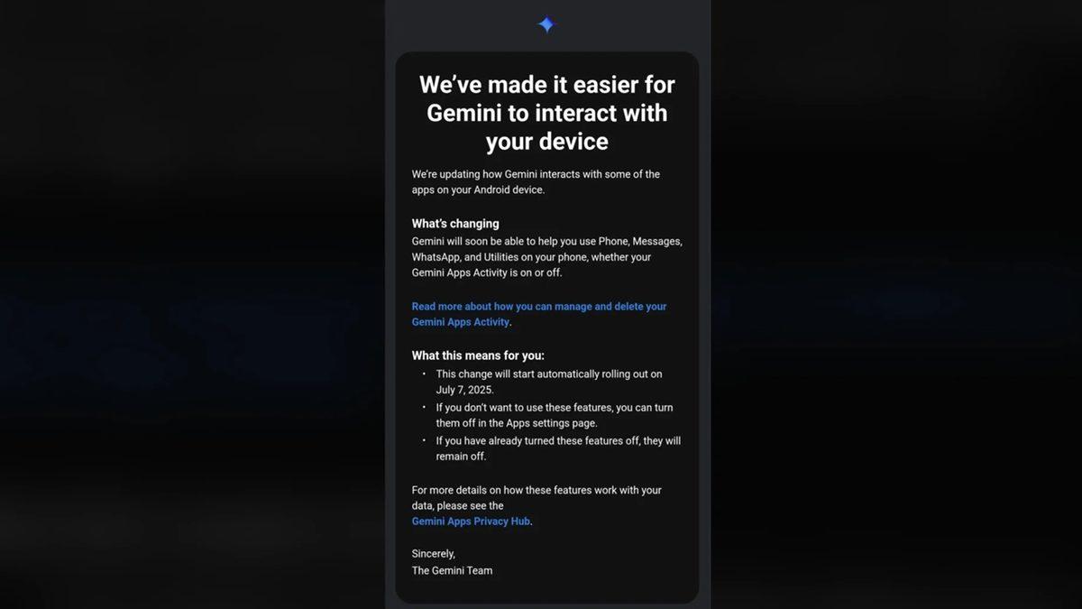 Google’dan Gemini Kullanıcılarına: