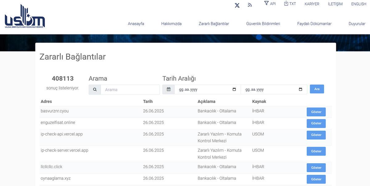 Bir Sitenin Dolandırıcı Olup Olmadığını Gösteren Dev Veri Tabanı: Hem de BTK’ya Ait!