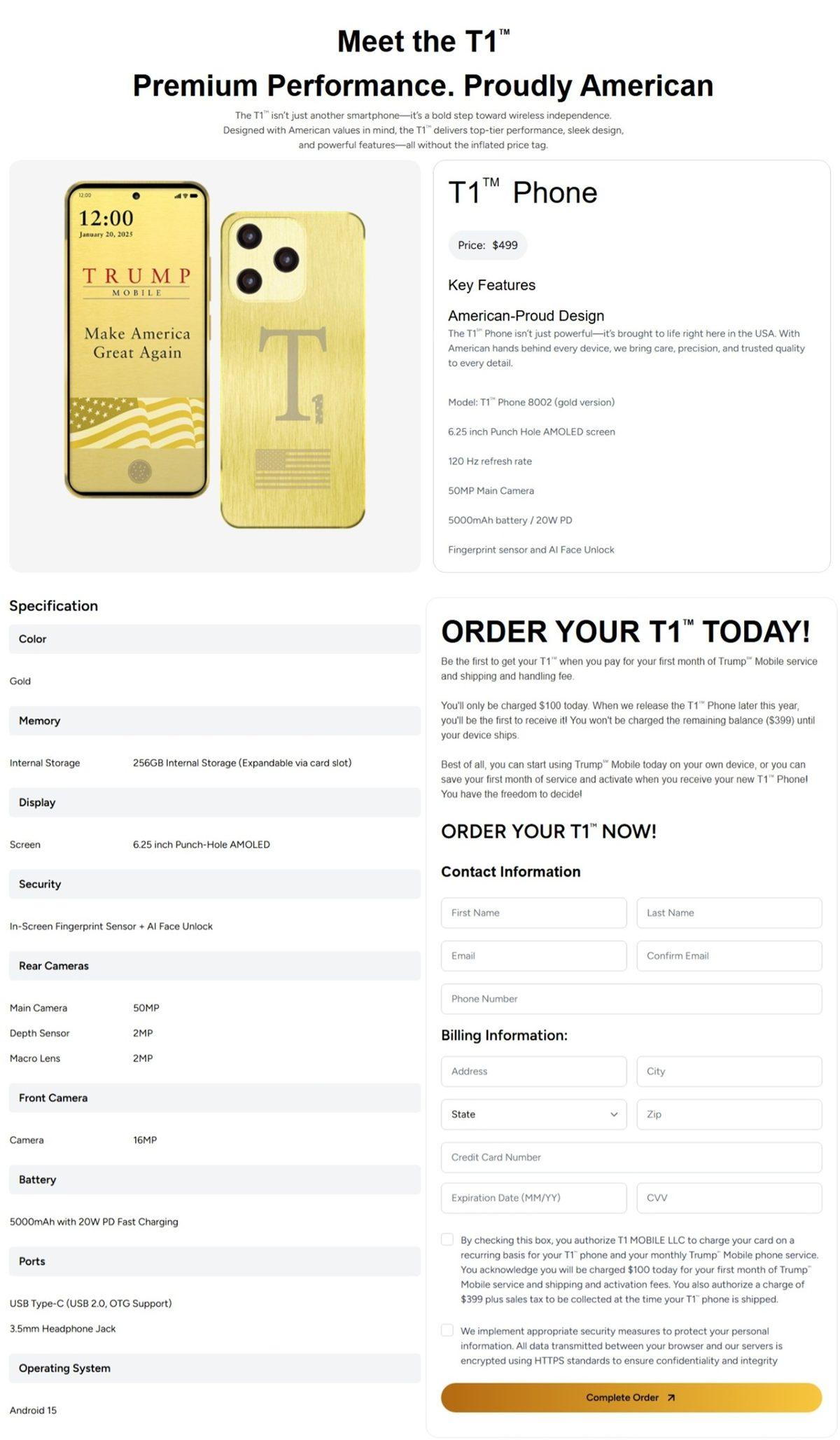 Donald Trump’ın Şirketinin İlk Telefonu 