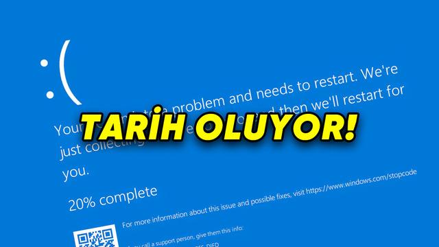 Microsoft Mavi Ekran Hatasını Değiştiriyor: Yeni Siyah Ekran