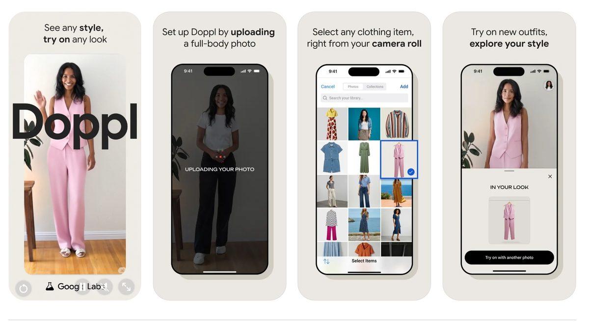 Google, Dijital Versiyonunuzu Oluşturup Beğendiğiniz Kıyafetleri Üzerinizde Görmenizi Sağlayan 