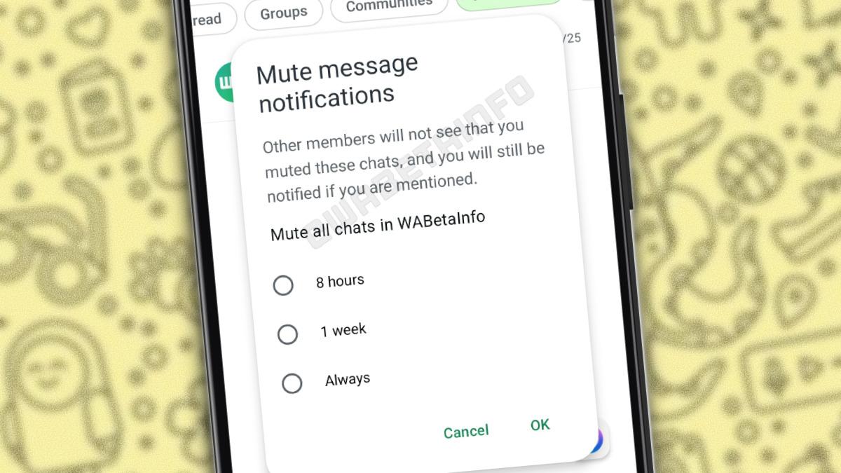WhatsApp Bildirim Ayarlarına "Bugüne Kadar Neden Gelmedi?" Dedirten Bir Özellik Geliyor