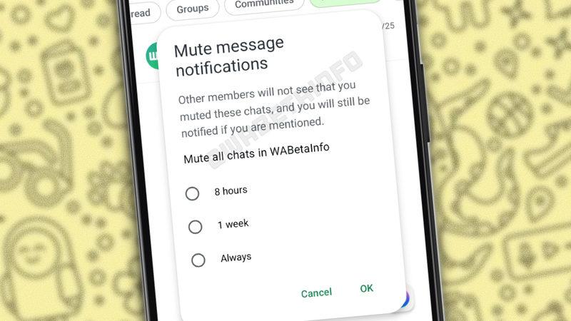 WhatsApp Bildirim Ayarlarına "Bugüne Kadar Neden Gelmedi?" Dedirten Bir Özellik Geliyor