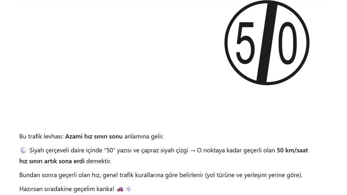 ChatGPT’yi Az Bilinen Trafik Levhaları Testine Soktuk: İşte Şoförlüğünüzü Sorgulatacak Cevaplar!