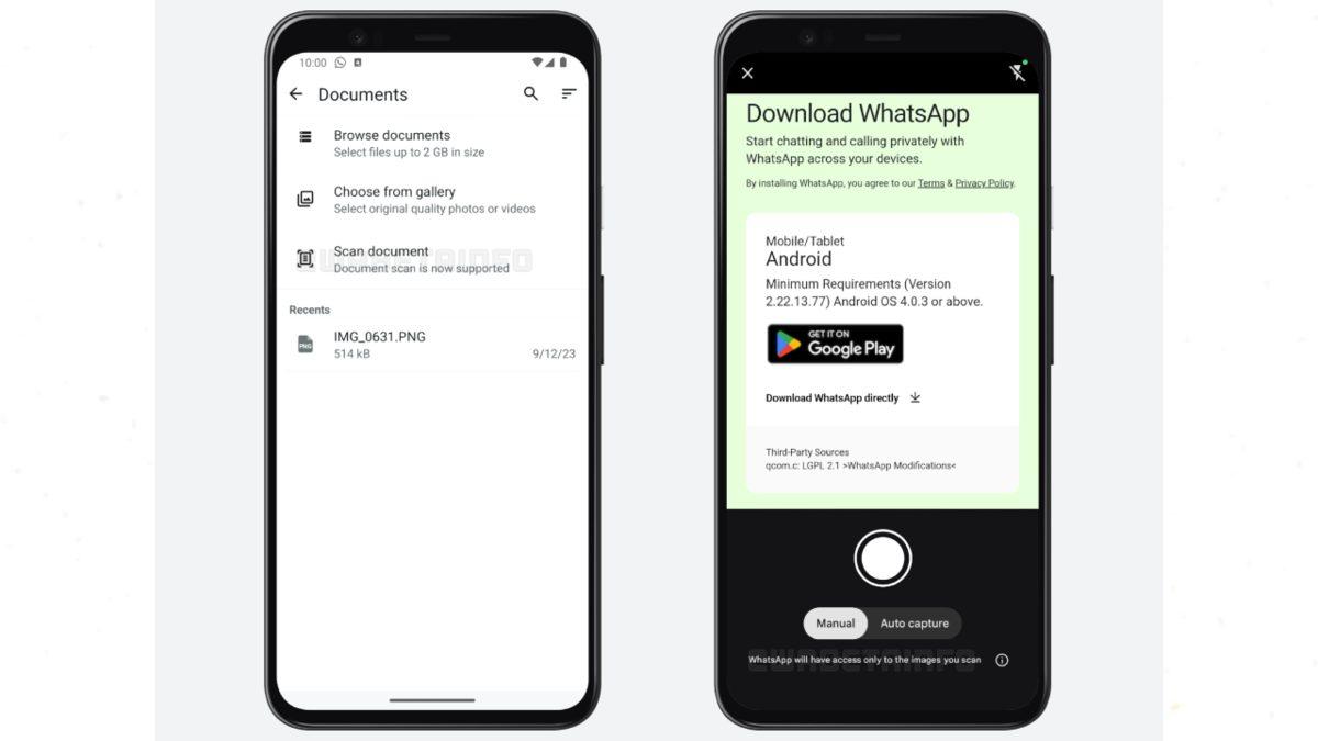 WhatsApp’a Belge Tarama Özelliği Geliyor: Artık Her Şey Daha Kolay Olacak