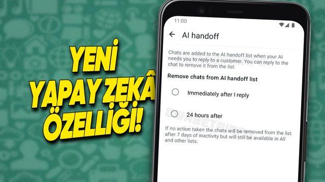 WhatsApp’a İşletmelerin Çok İşine Yarayacak Bir Yapay Zekâ Özelliği Geliyor