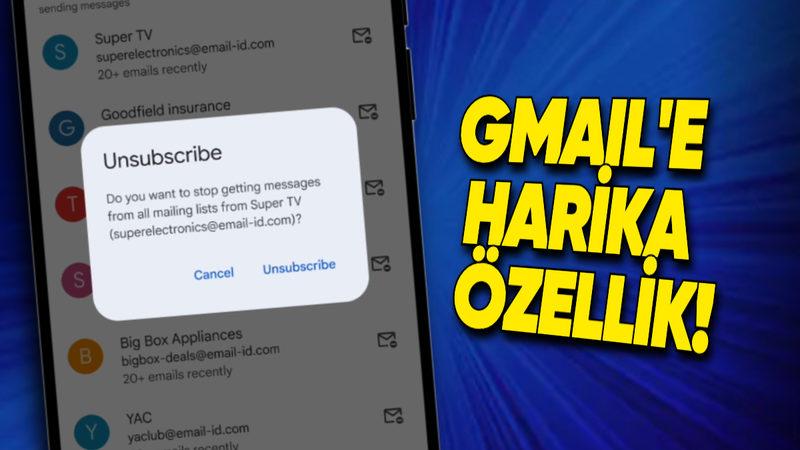 Gmail’e, Yağmur Gibi Gelen Kampanya Mesajlarından Kurtaracak Bir Özellik Geliyor