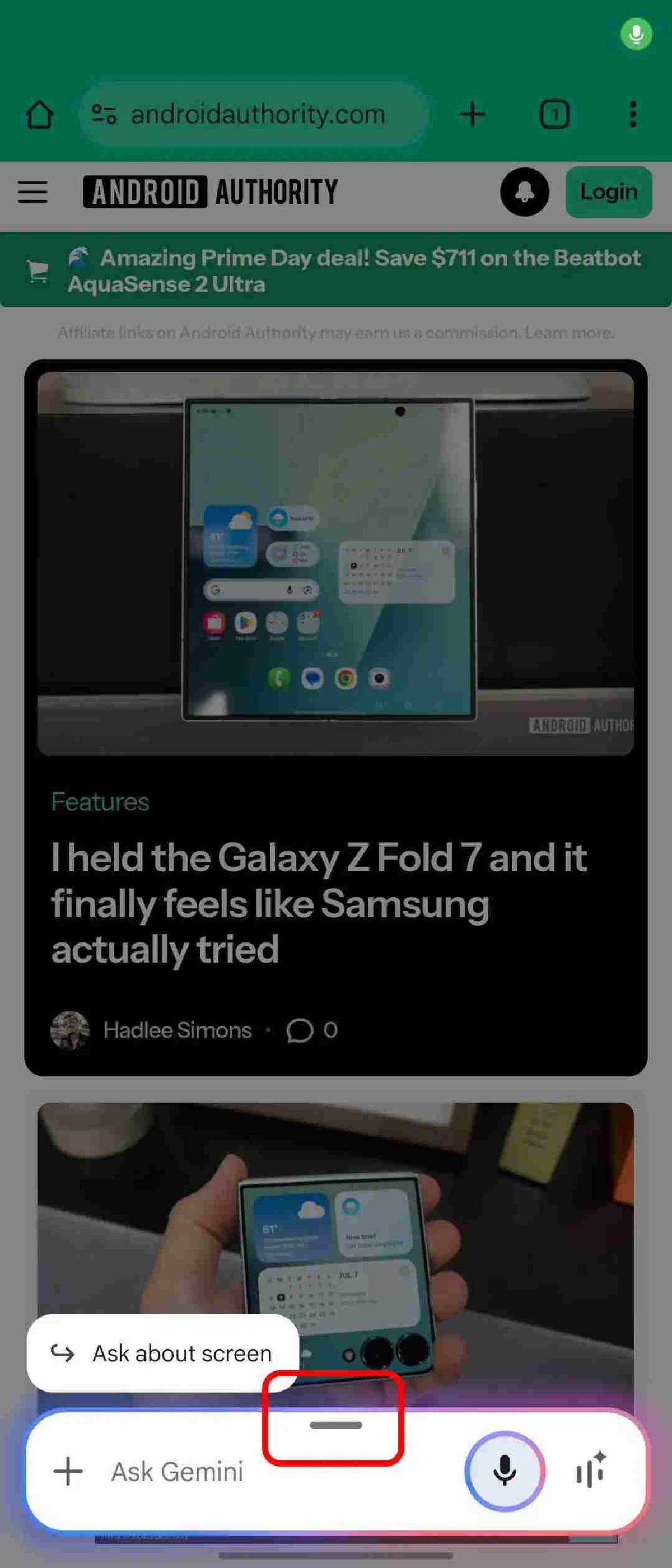 Samsung’un Yeni Katlanabilir Telefonları ile Birlikte Gemini’ya Yeni Özellikler Geldi