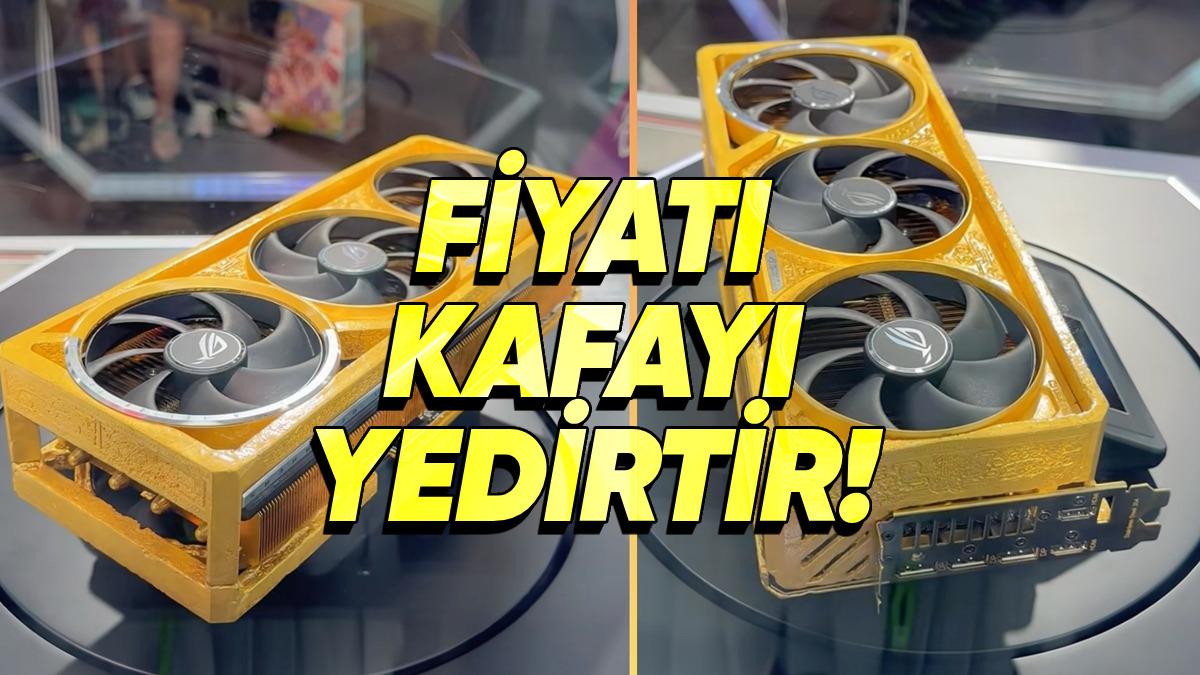 ASUS Tam 5 Kilogram Altın Kullanarak Özel Bir RTX 5090 Üretti (Alabilecek Biri Var mı O Bile Şüpheli)