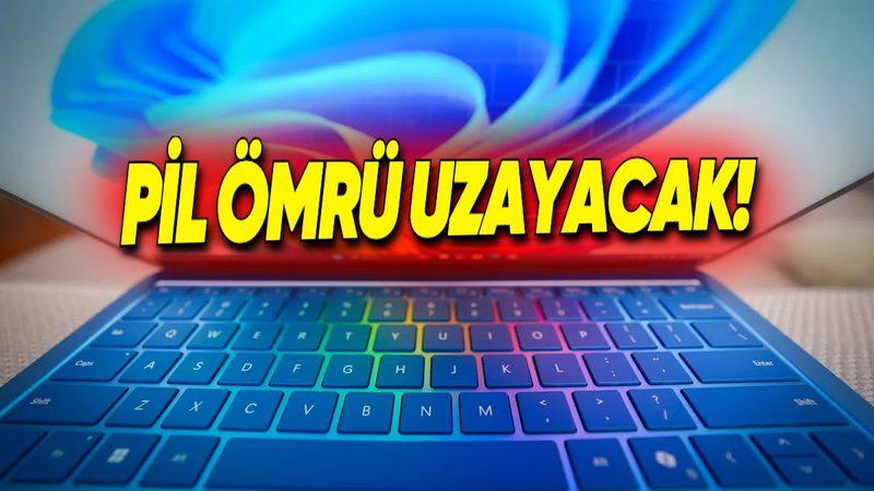 Windows 11’e Dizüstü Bilgisayarların Şarj Ömrünü Uzatacak Bir Özellik Geliyor