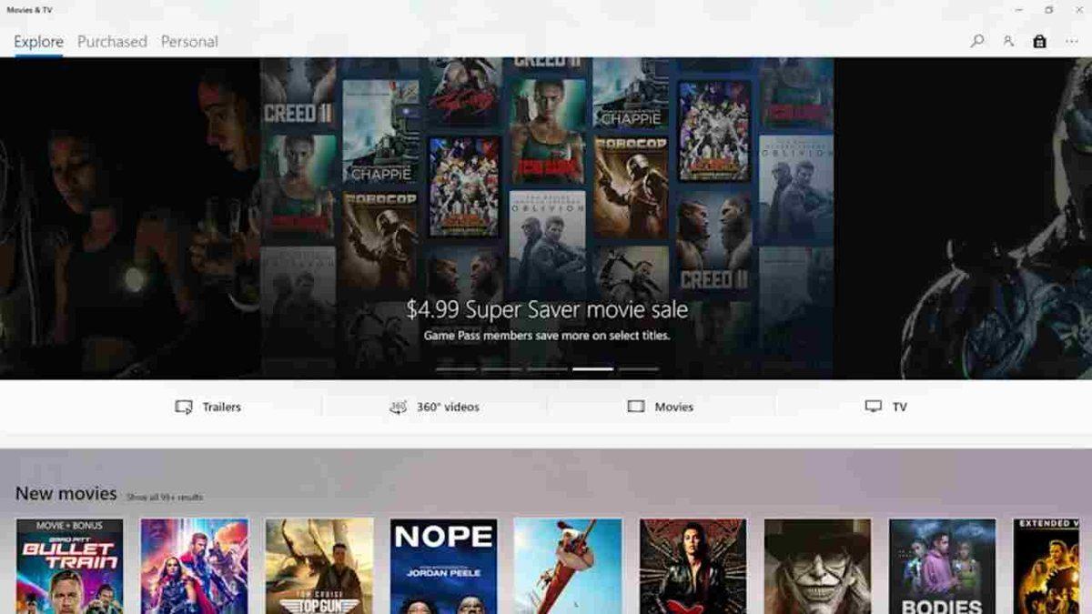 Microsoft, Film & TV Uygulamasını Tamamen Kapattı