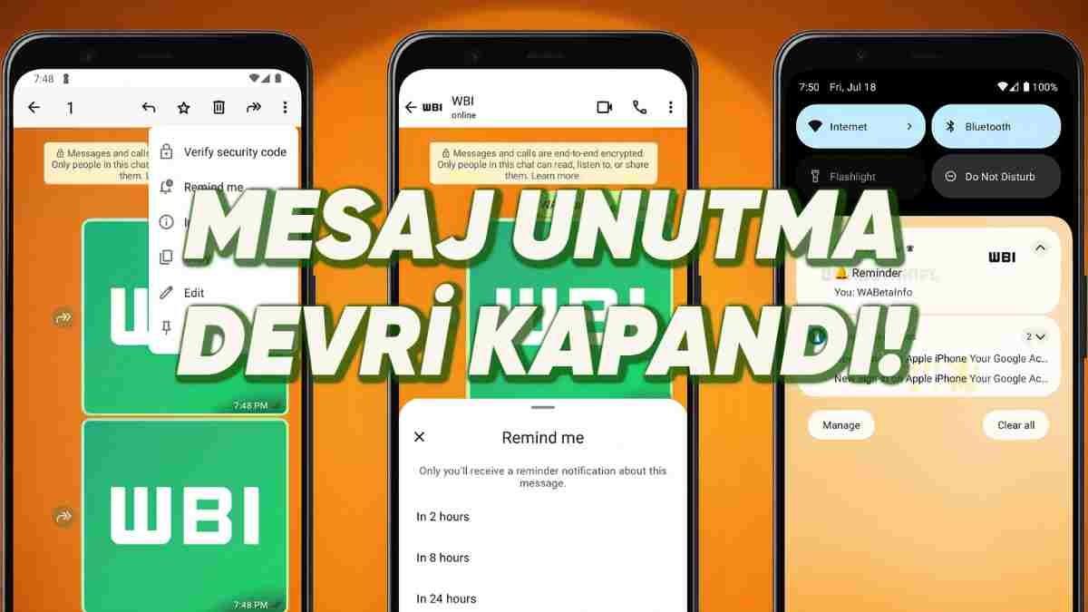 WhatsApp’a Gün İçinde Mesajlara Yanıt Veremeyenler İçin Hayat Kurtaracak Bir Özellik Geliyor