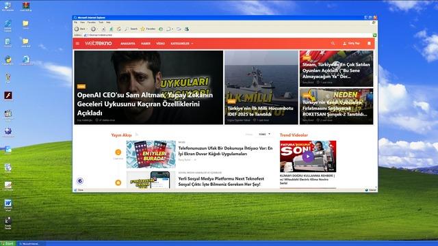 Windows XP Kullanmak İster Miydiniz? Bu İnternet Sitesi Sayesinde Mümkün!