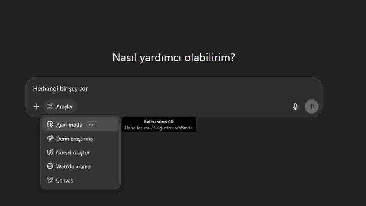 ChatGPT Ajan Modu (Agent) Türkiye’de Kullanıma Sunuldu! (Bilgisayarınız Artık Yapay Zekâya Emanet)