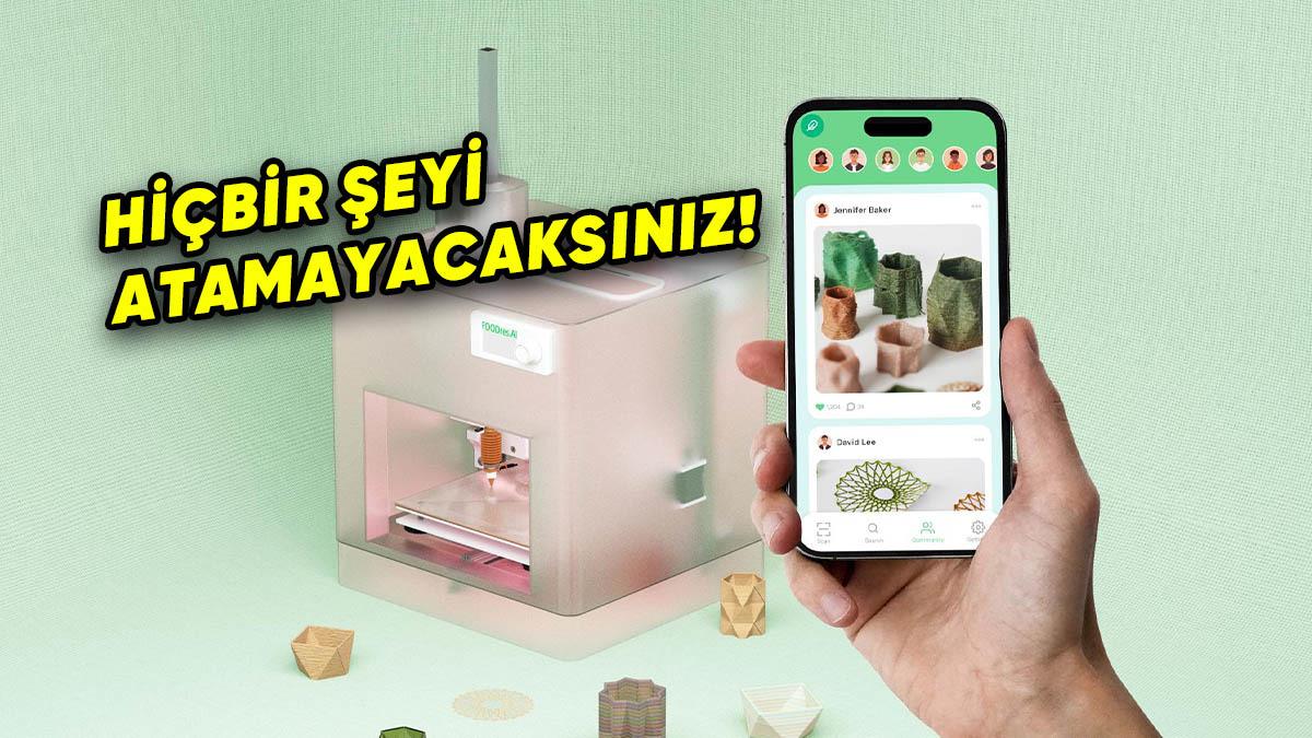 Baskı İçin Atık Malzeme Kullanan 3 Boyutlu Yazıcı: Muz Kabuğunu Kupaya Dönüştürüyor!