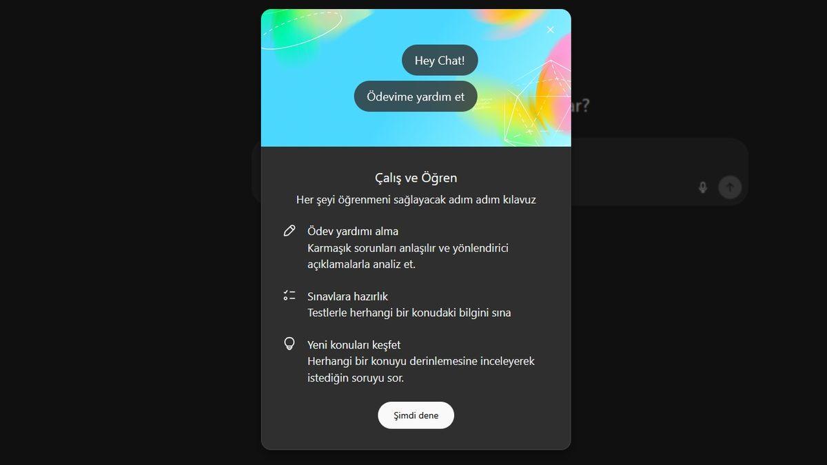 ChatGPT’ye Öğrenciler İçin Yepyeni Bir Mod Geldi: