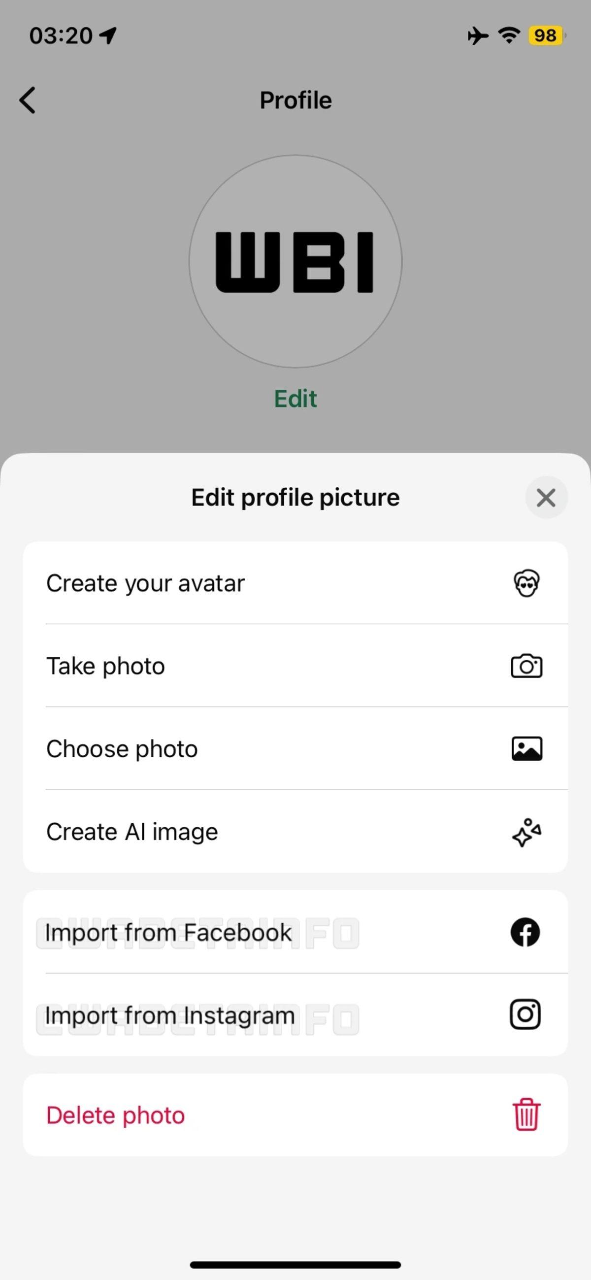Instagram veya Facebook Profil Fotoğrafınızı Tek Bir Tıkla WhatsApp Profil Fotoğrafınız Yapabileceksiniz
