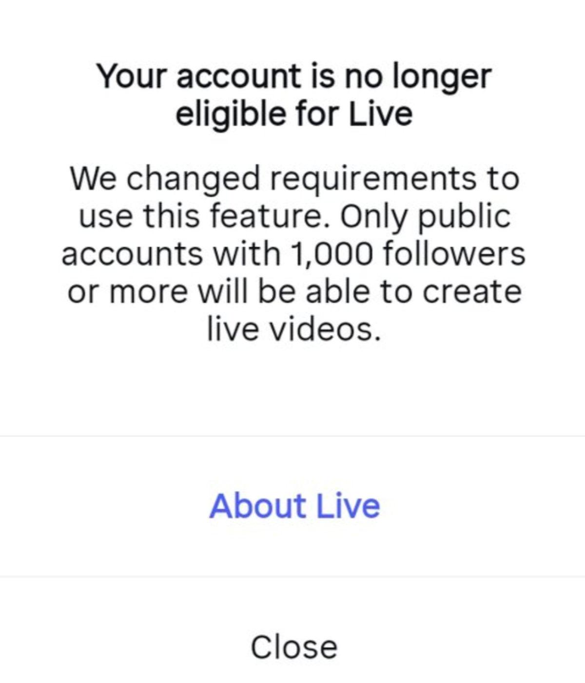 Instagram’da Artık İsteyen Herkes Canlı Yayın Açamayacak: Belli Sayıda Takipçi Gerekecek!