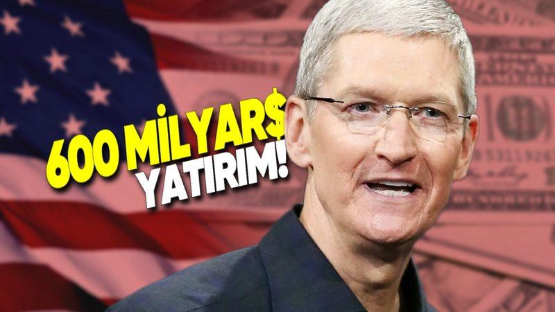 Apple, ABD’de Üretim Yapmak İçin Yatırım Miktarını 600 Milyar Dolara Çıkardı