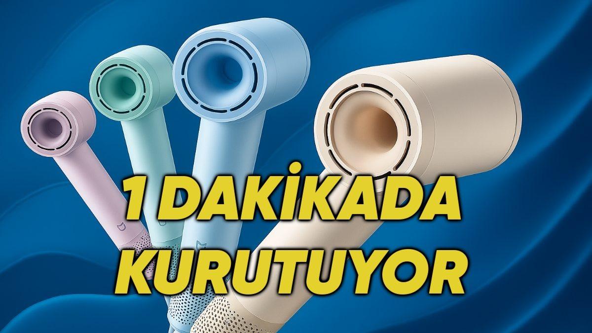 Zaman Kaybına Son: Xiaomi, Saçları 1 Dakikada Kurutan Saç Kurutma Makinesini Tanıttı