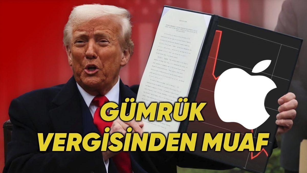 Tim Cook’un Trump’a Verdiği Altın Plaket Sonuç Verdi: iPhone’lar Gümrük Vergilerinden Muaf Olacak