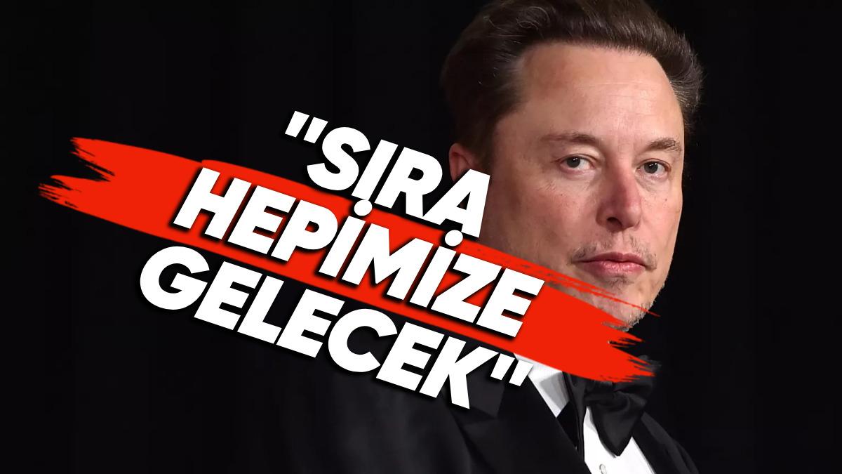 Elon Musk’tan Tepki Çeken Açıklama: "Yapay Zekâ Benimki Dâhil Herkesin İşini Elinden Alacak"
