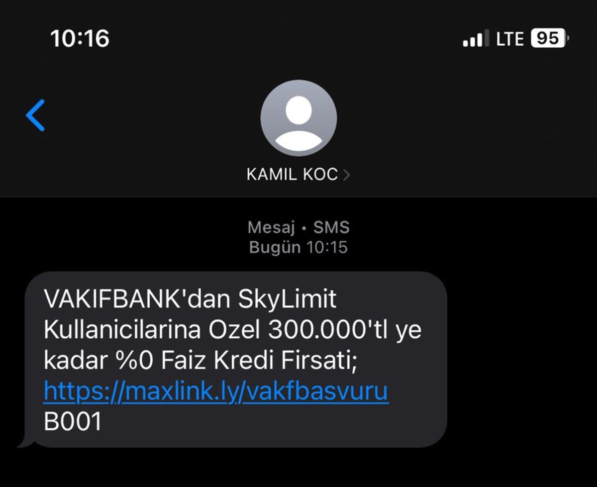Kamil Koç’tan Dolandırıcılık SMS’lerine İlişkin Resmî Açıklama!