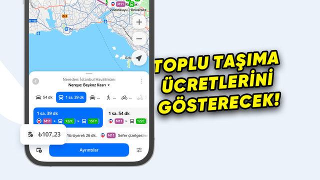Yandex Maps ile Yandex Navigasyon, Toplu Taşıma Ücretlerini Gösterecek: Büyük Kampanyayı da Kaçırmayın!