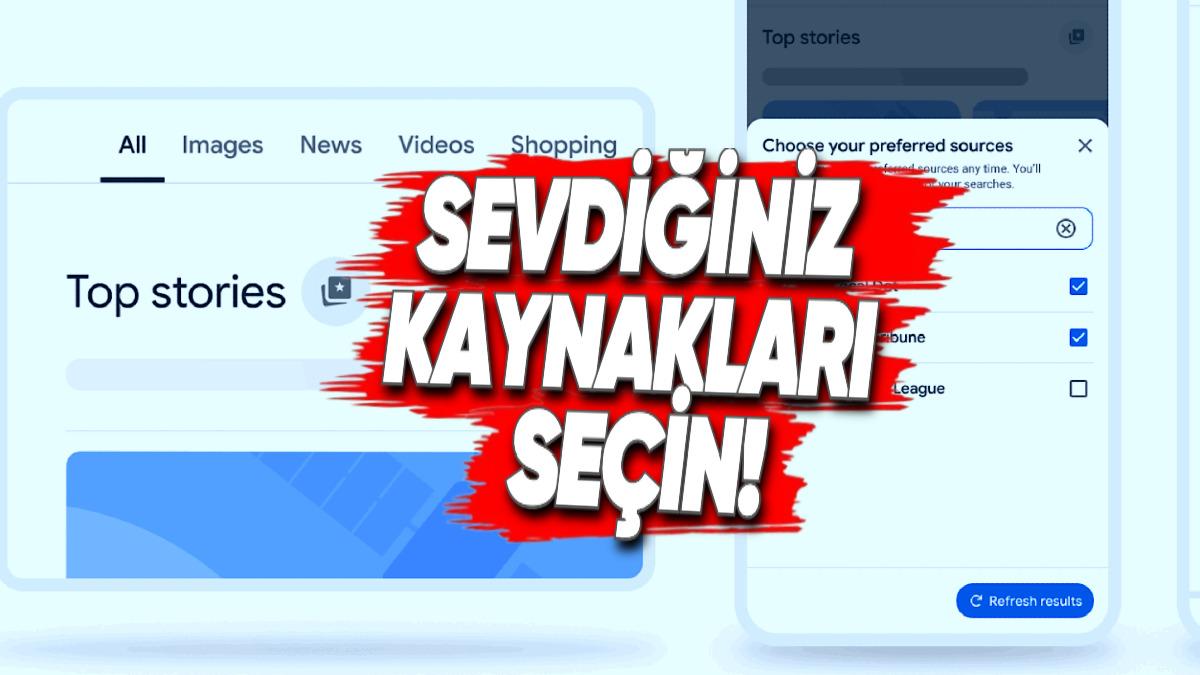 Google Arama Sonuçlarında Sadece Sevdiğiniz Web Sitelerin Haberlerini Göreceksiniz