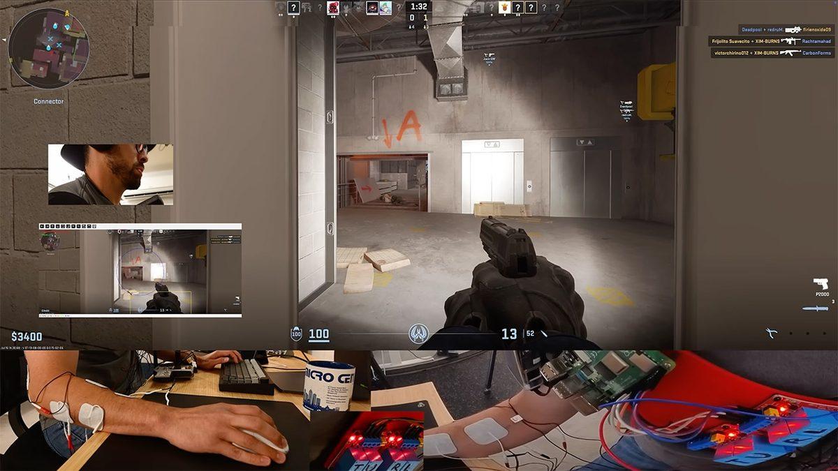 Akılalmaz Aimbot’lara Bir Yenisi Eklendi: Bir YouTuber, Doğrudan Kaslarını Tetikleyip Ateş Etmesini Sağlayan Bir Yazılım Geliştirdi! [Video]