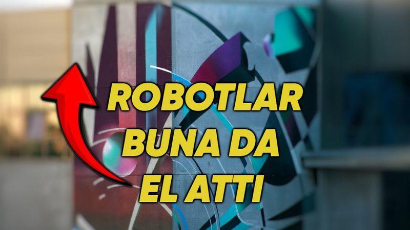 Robotlar Graffiticilerin de İşlerini Elinden Aldı: Tesla Şirket Duvarlarını Robotlara Boyattı