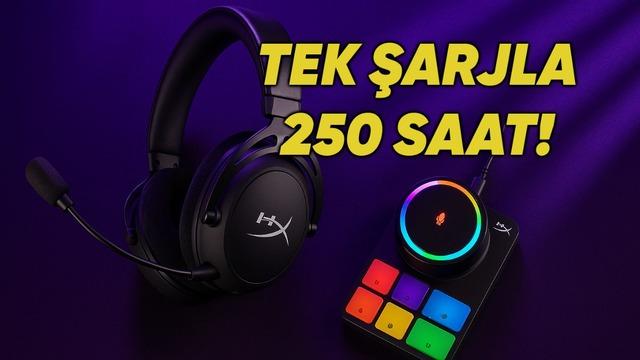 HyperX, Tek Şarjla 250 Saat Götüren Yeni Oyuncu Kulaklığını Tanıttı